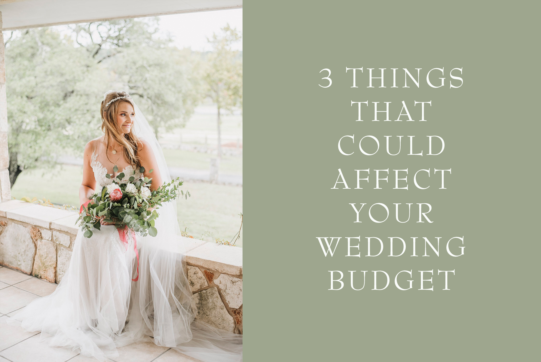 3 Things That Could Affect Your Wedding Budget