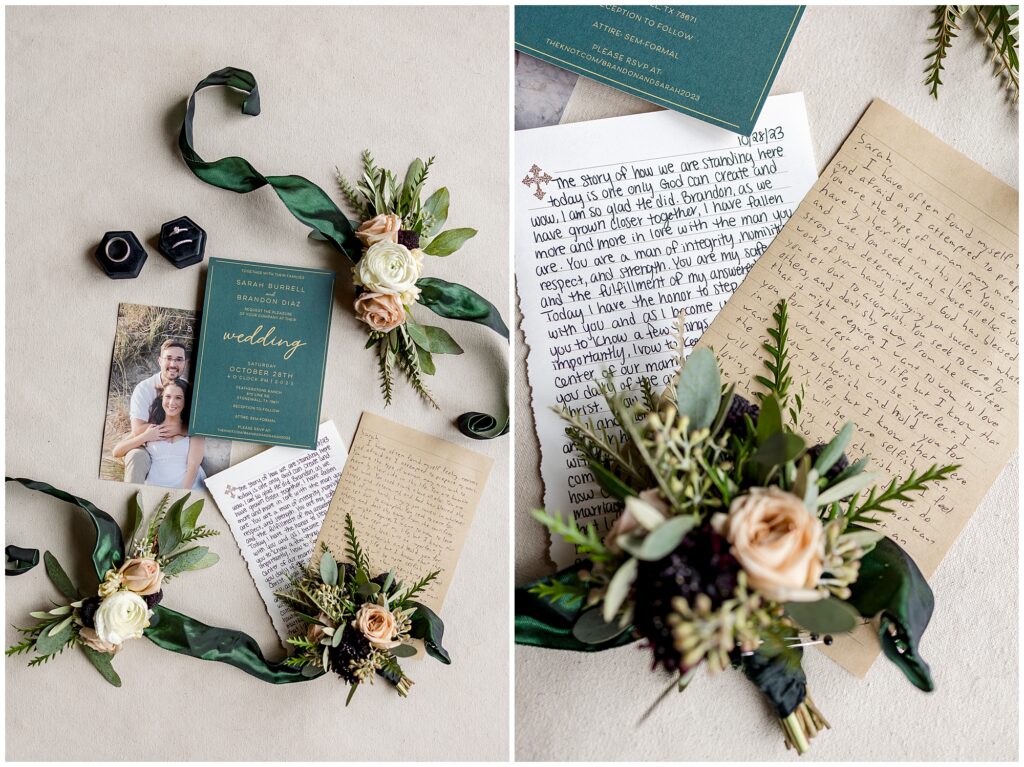 Kerrville wedding photographer - Notes and Gifts 